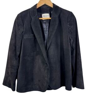 Rare Vintage Bart by Sibylle Lyn Black Suede Jacket – M/L – Made in Canada